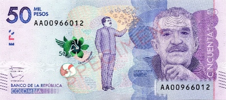 Colombian peso front