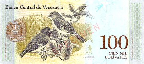 Venezuelan Bolivar is the currency with the highest inflation rate.