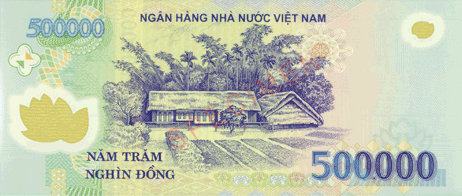 A terceira moeda mais fraca do mundo é o Dong vietnamita.