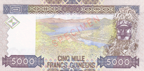 Franc de la République de Guinée.