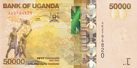 moeda menos valorizada do mundo Xelim ugandês.
