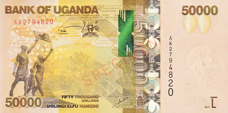 Shilling ougandais.