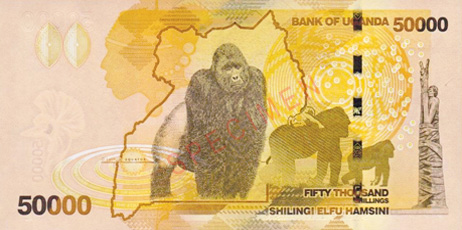 Shilling ougandais.