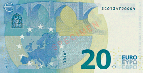 güçlü euro para birimi.
