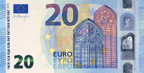 mata uang euro yang kuat.